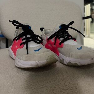 Nike Pink and White Sneakers